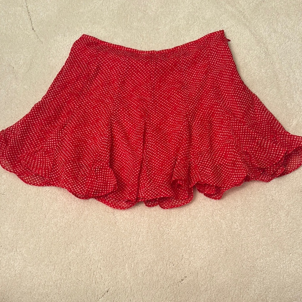 Red Polka Dot Skirt